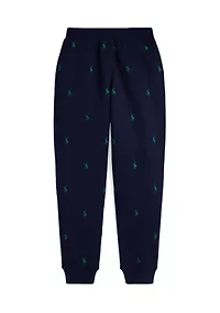 Boys 8-20 Polo Pony Fleece Jogger Pants