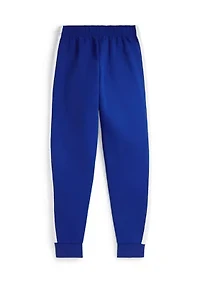 Boys 8-20 Striped Double Knit Jogger Pants