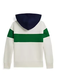 Boys 8-20 Logo Fleece Rugby Hoodie
