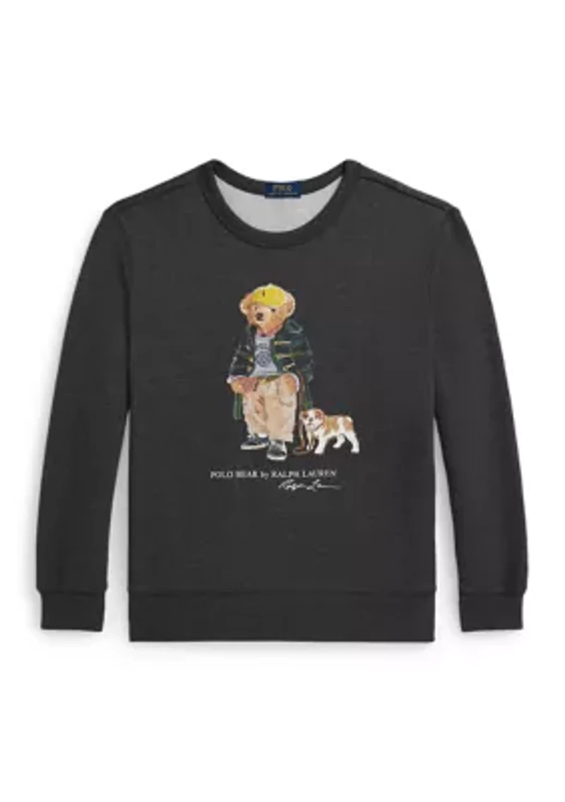 Boys - Polo Bear Heathered Fleece Sweatshirt