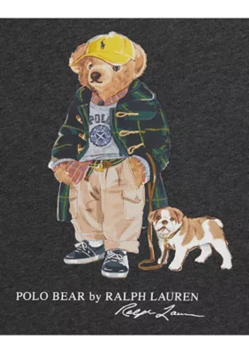 Boys - Polo Bear Heathered Fleece Sweatshirt