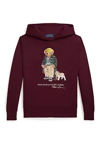 Boys 8-20 Polo Bear Fleece Hoodie