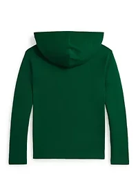 Boys 8-20 Polo Bear Cotton Hooded Tee