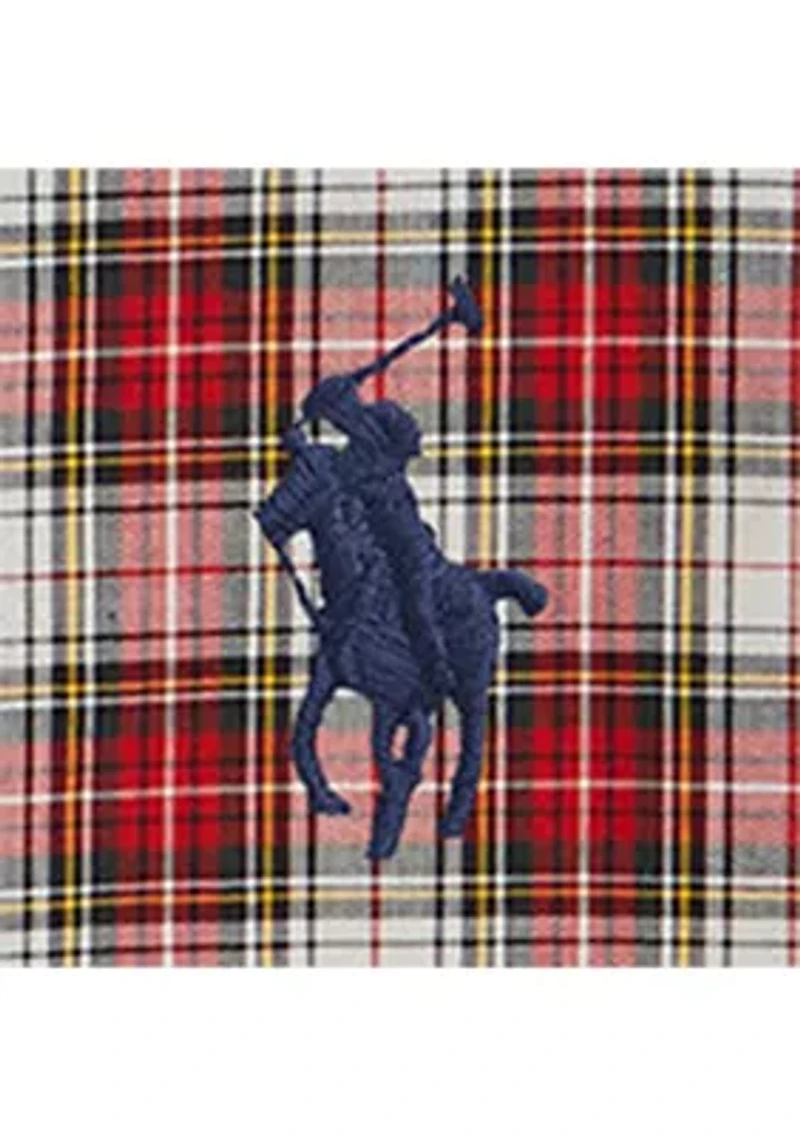 Boys 8-20 Plaid Cotton Poplin Shirt