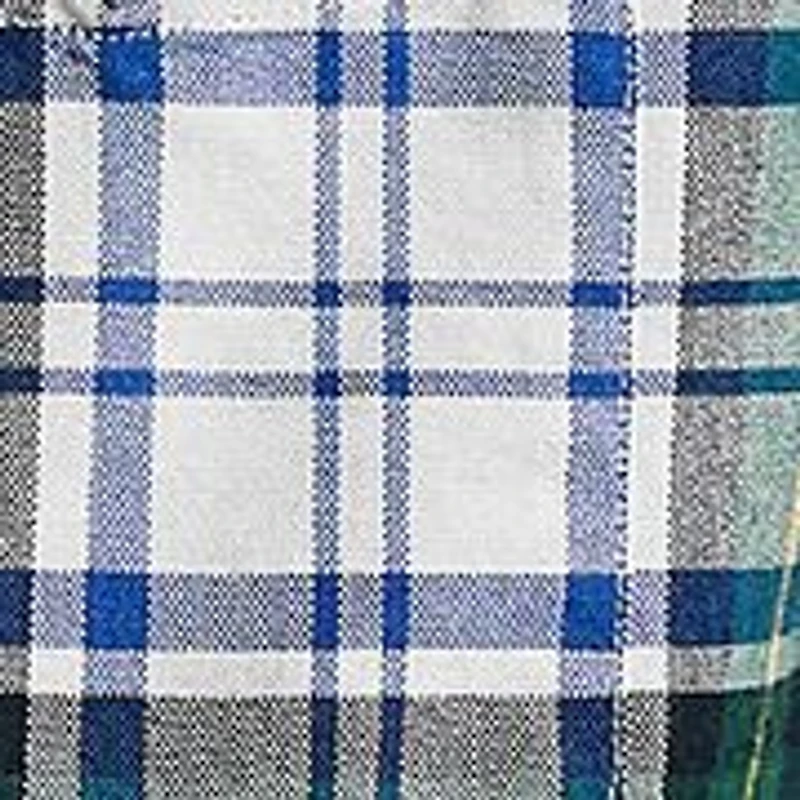 Plaid Cotton Oxford Shirt