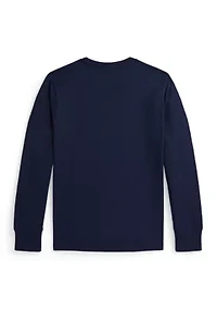 Boys 8-20 Polo Bear Cotton Long-Sleeve Tee