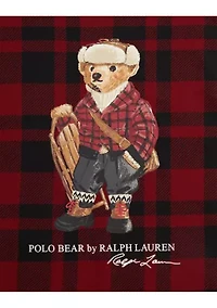 Boys 8-20 Polo Bear Plaid Cotton Tee