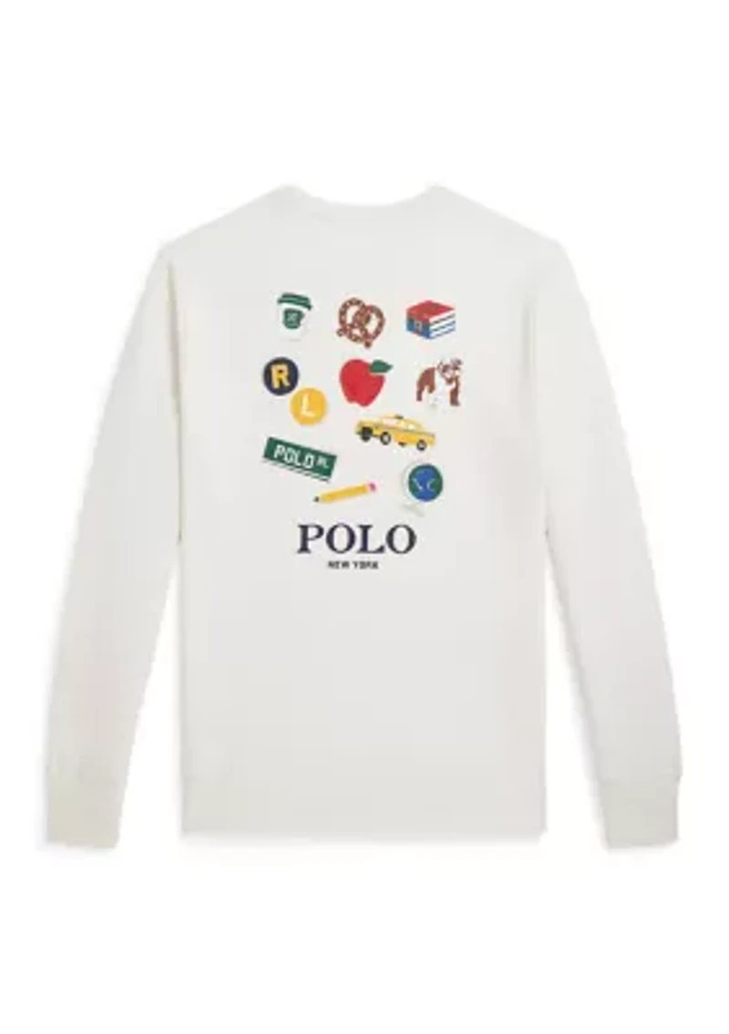 Boys - Cotton Long-Sleeve Graphic Tee