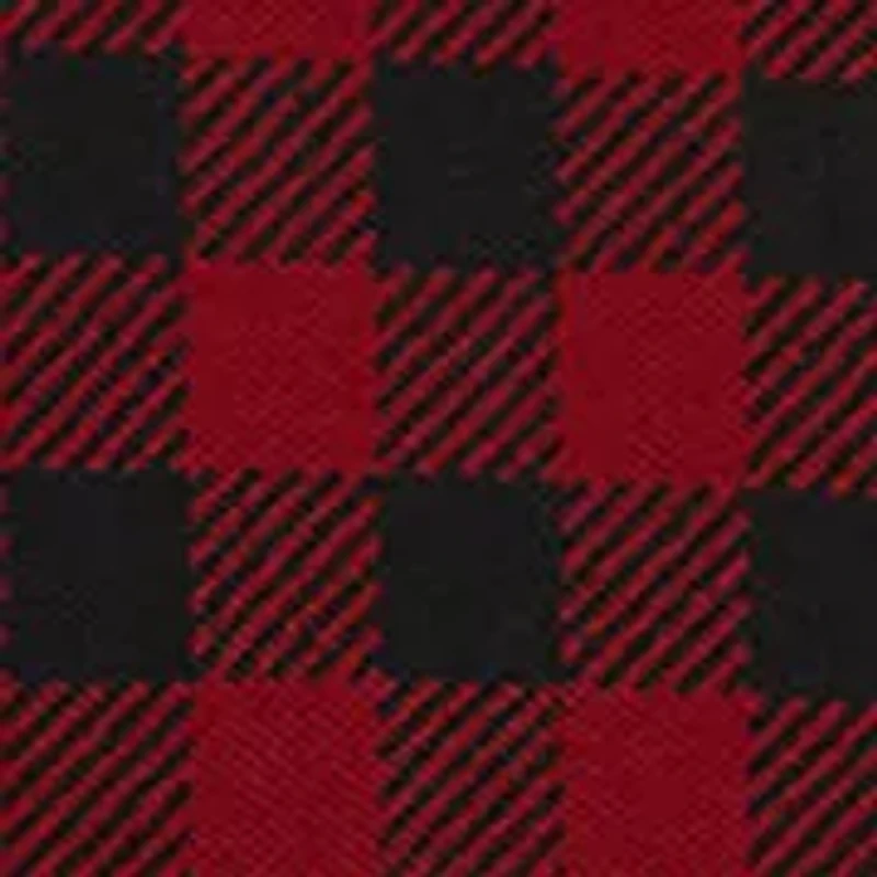 Boys - Buffalo Check Cotton Mesh Polo Shirt