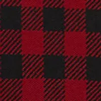 Boys - Buffalo Check Cotton Mesh Polo Shirt