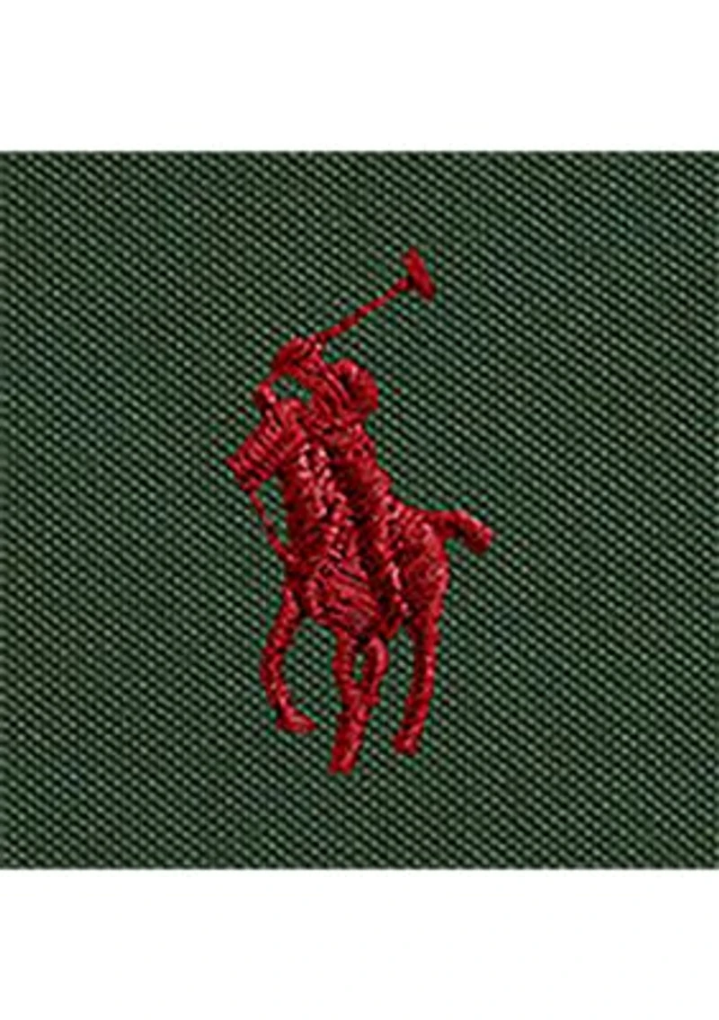 Boys 8-20 Plaid-Collar Mesh Polo Shirt