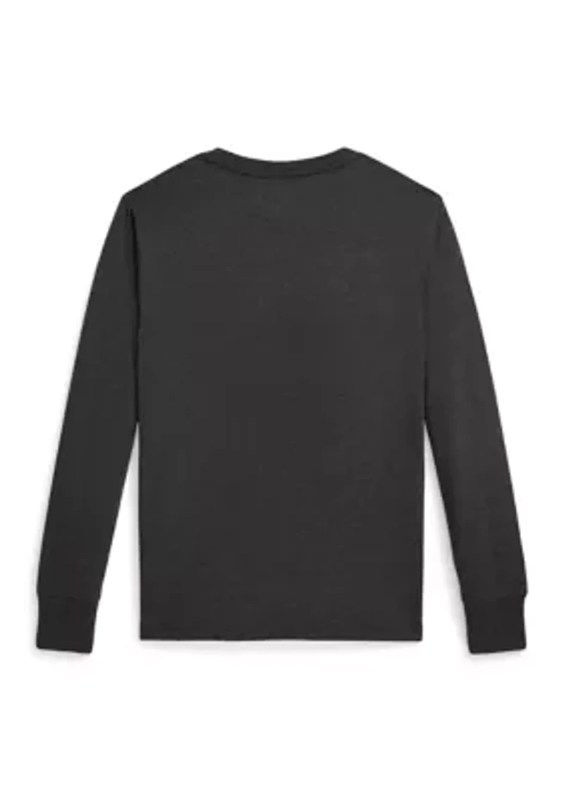 Boys 8-20 Logo Cotton Long-Sleeve Tee