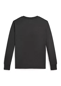 Boys 8-20 Logo Cotton Long-Sleeve Tee