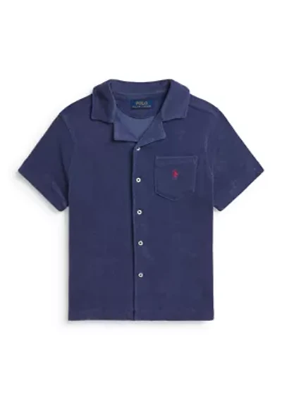 Boys 8-20 Terry Camp Shirt