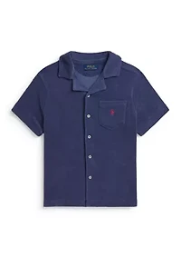 Boys 8-20 Terry Camp Shirt