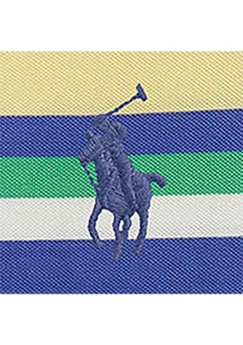 Boys 8-20 Striped Cotton Mesh Polo Shirt