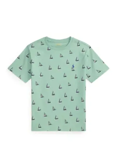 Boys 8-20 Sailboat-Print Cotton Jersey Tee