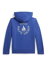 Boys 8-20 Logo French Terry Full-Zip Hoodie
