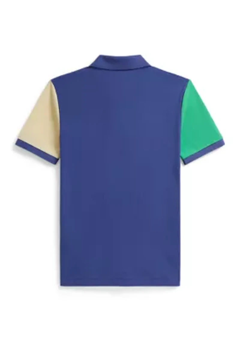 Boys 8-20 Big Pony Cotton Mesh Polo Shirt
