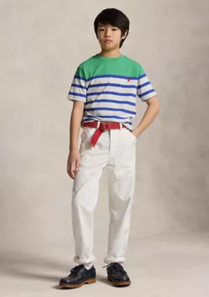 Boys 8-20 Striped Cotton Jersey Tee