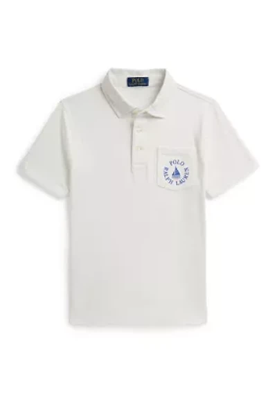 Boys 8-20 Logo Cotton Jersey Polo Shirt