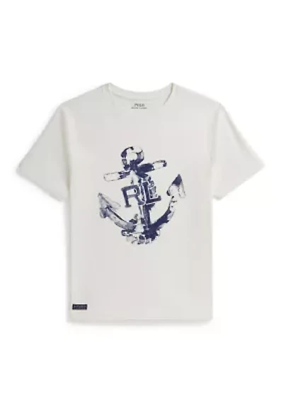 Boys 8-20 Anchor-Print Cotton Jersey Tee