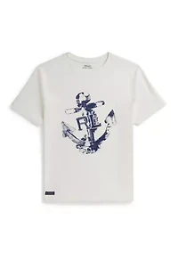 Boys 8-20 Anchor-Print Cotton Jersey Tee