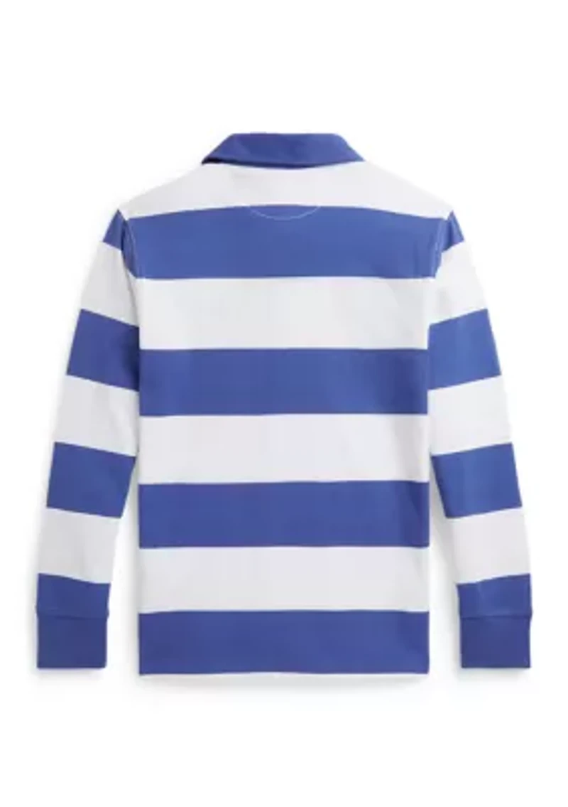 Boys 8-20 Nautical-Inspired Cotton Rugby Shirt
