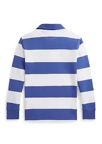 Boys 8-20 Nautical-Inspired Cotton Rugby Shirt