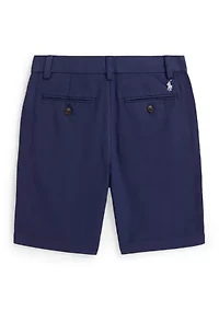 Boys 8-20 Linen-Cotton Short