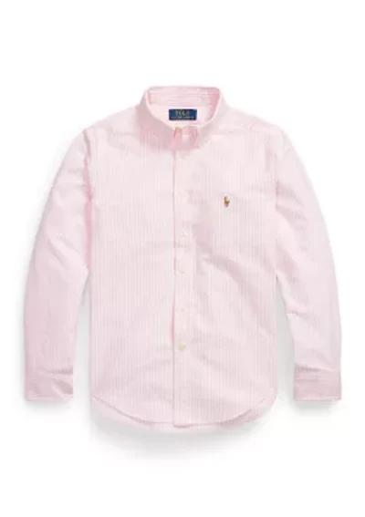 Boys 8-20 Striped Cotton Oxford Shirt
