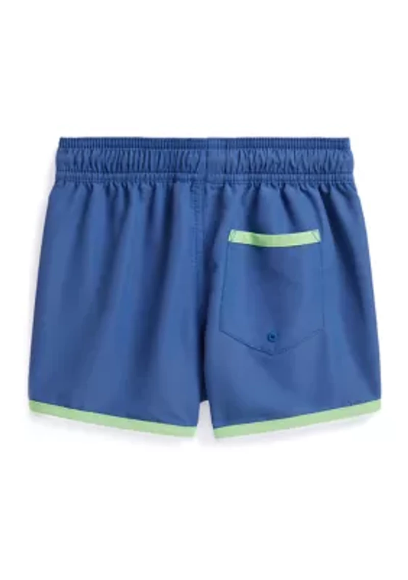Boys 8-20 Polo Bear Swim Trunks