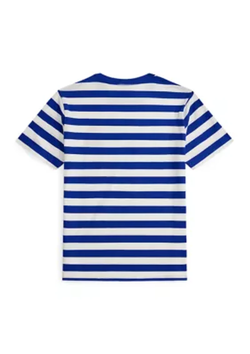 Boys 8-20 Crest Striped Cotton T-Shirt