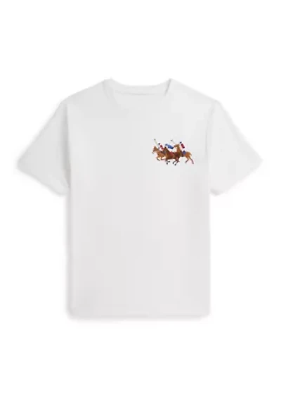 Boys 8-20 Triple-Pony Cotton Jersey T-Shirt