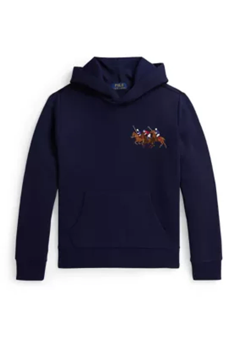 Boys 8-20 Triple-Pony Fleece Hoodie