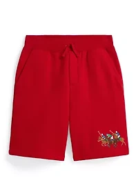 Boys 8-20 Triple-Pony Fleece Shorts