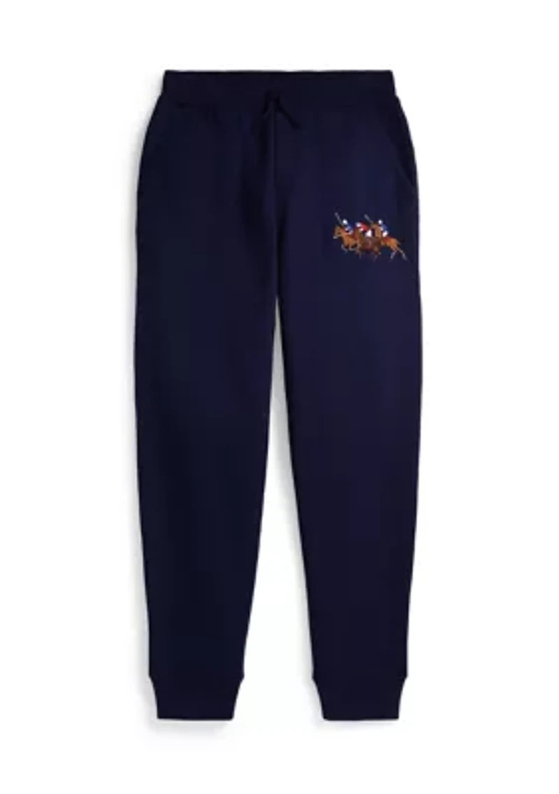 Boys 8-20 Triple-Pony Fleece Jogger Pants