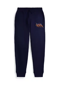 Boys 8-20 Triple-Pony Fleece Jogger Pants