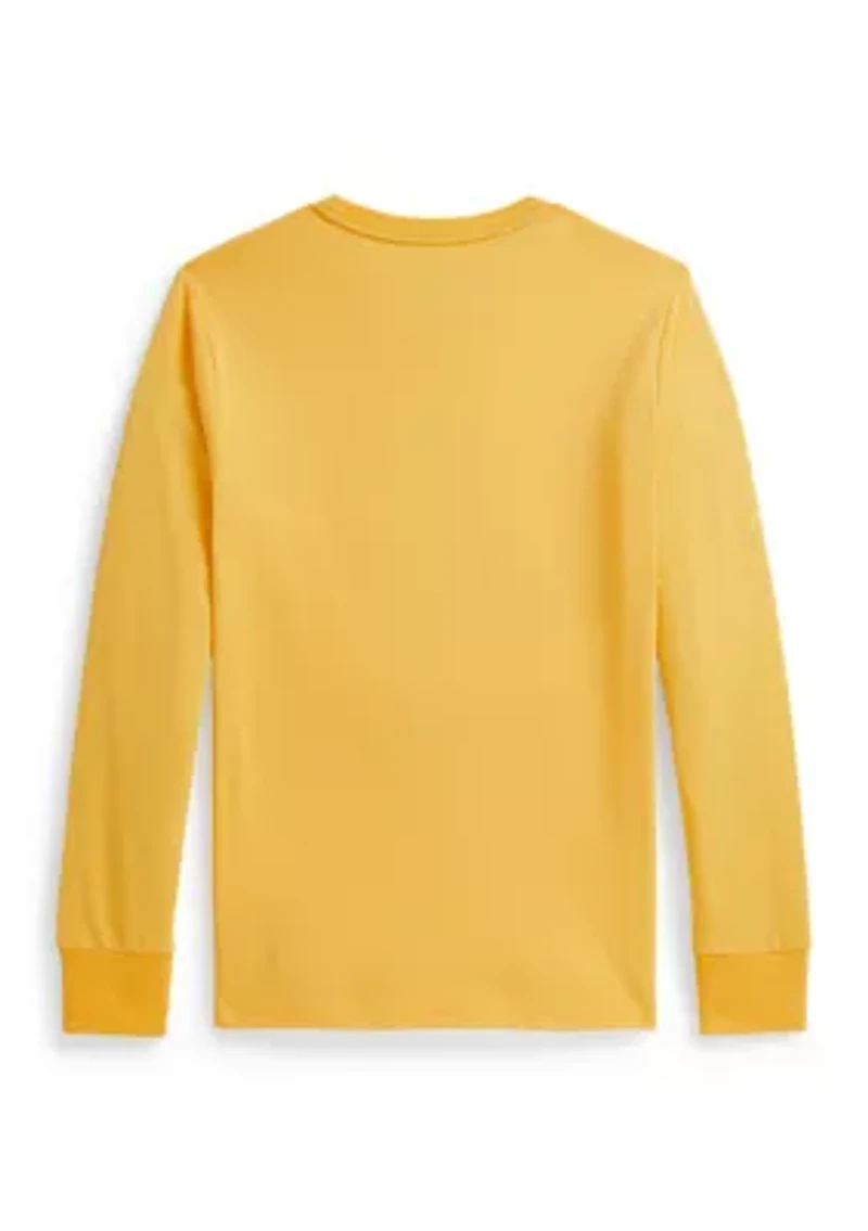 Boys 8-20 Polo Bear Cotton Long-Sleeve T-Shirt