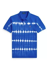 Boys 8-20 Tie-Dye Cotton Mesh Polo Shirt