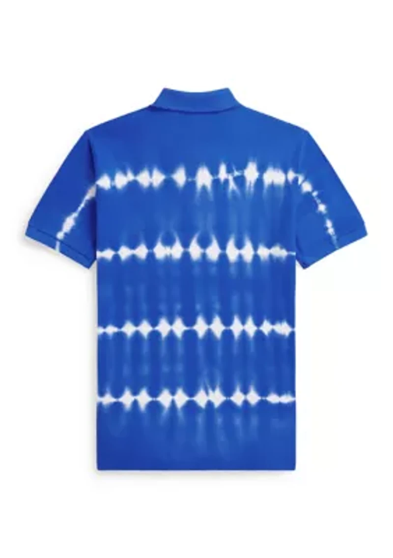 Boys 8-20 Tie-Dye Cotton Mesh Polo Shirt
