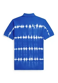 Boys 8-20 Tie-Dye Cotton Mesh Polo Shirt