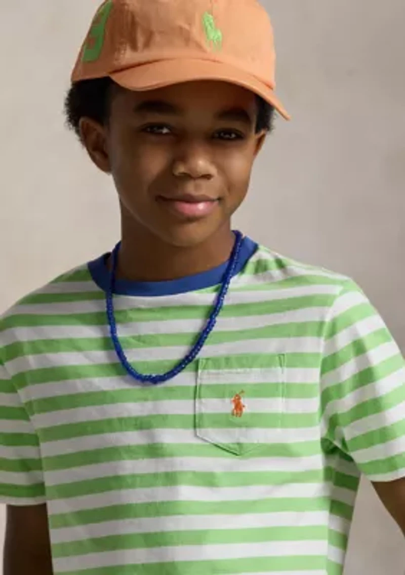 Boys 8-20 Striped Ringer T-Shirt