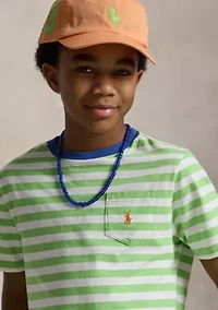 Boys 8-20 Striped Ringer T-Shirt