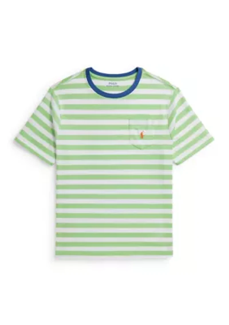 Boys 8-20 Striped Ringer T-Shirt