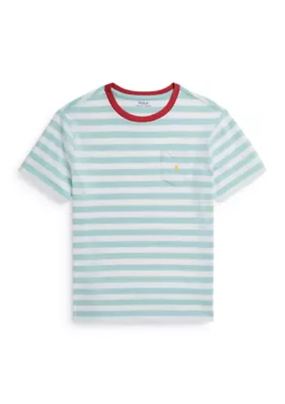 Boys 8-20 Striped Ringer T-Shirt