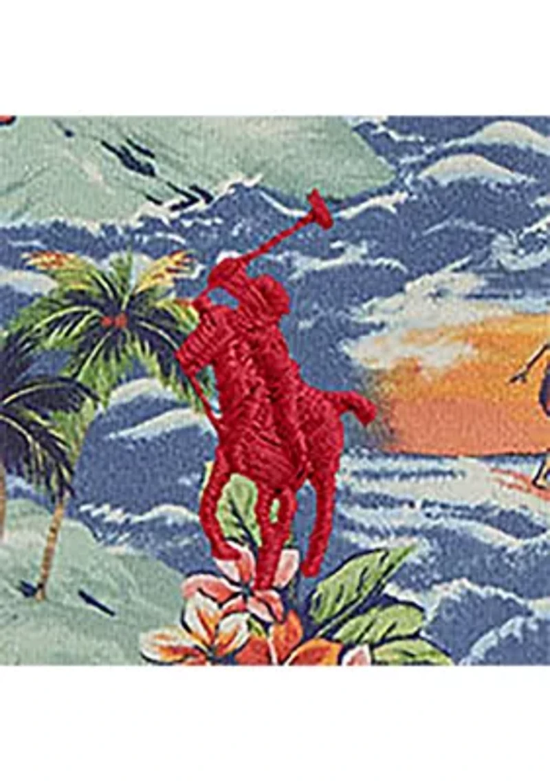 Boys 8-20 Tropical-Print French Terry Short