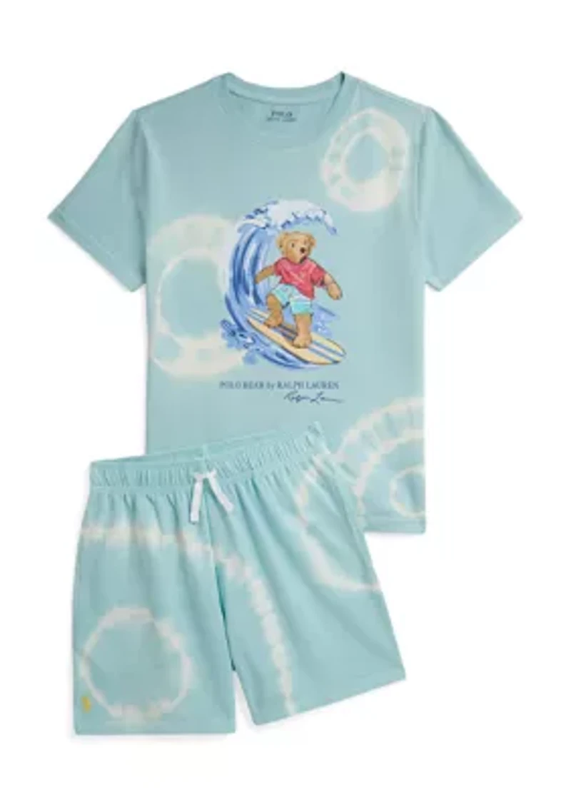 Boys 8-20 Tie-Dye Polo Bear Cotton T-Shirt
