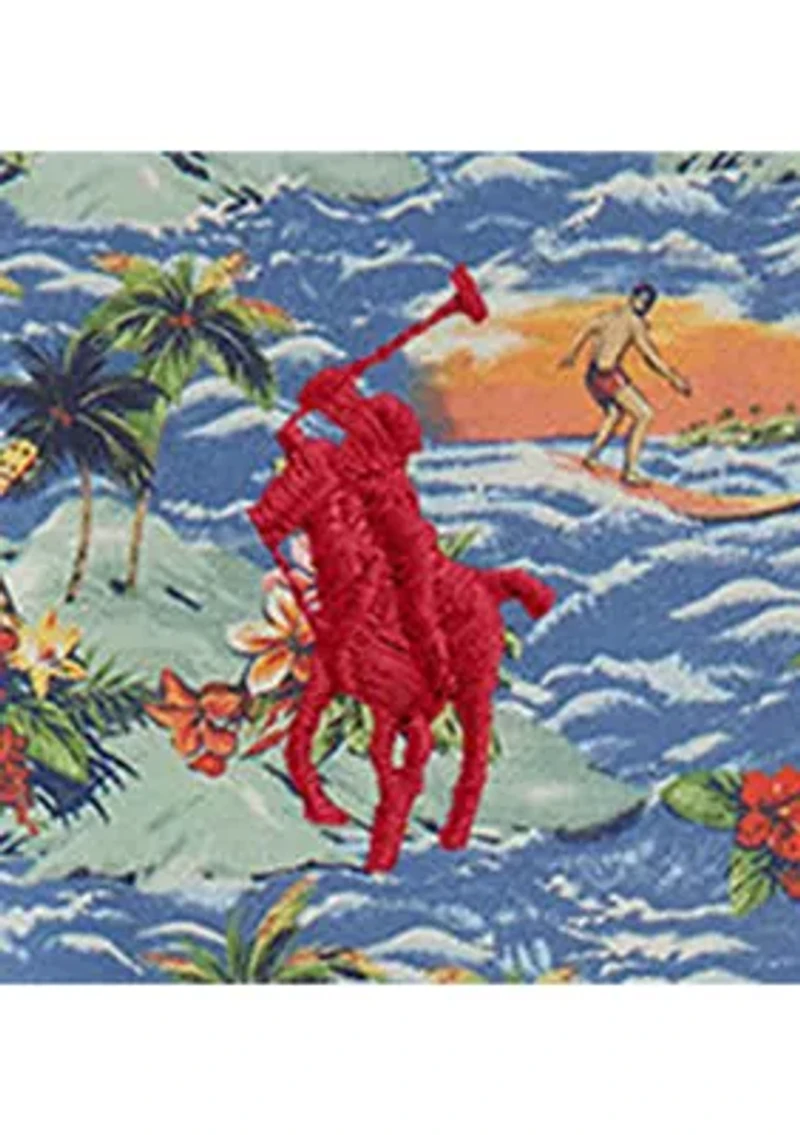 Boys - Tropical-Print French Terry Hoodie