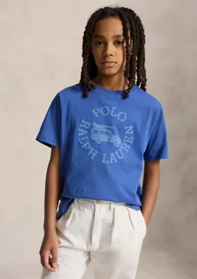 Boys 8-20 Logo Cotton Jersey Shirt